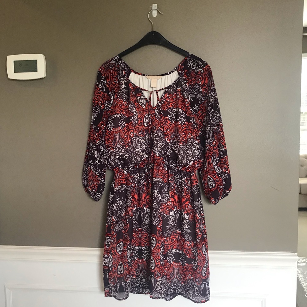 Beautiful printed Banana Republic dress!